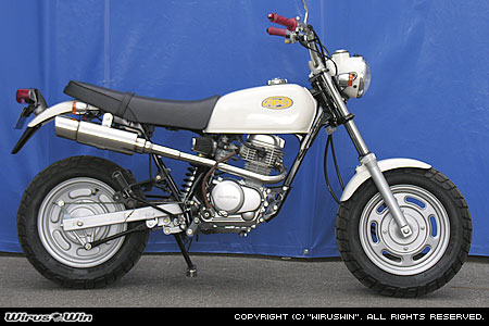 楽天市場】WirusWin エイプ100 ロイヤルマフラー ポッパータイプ