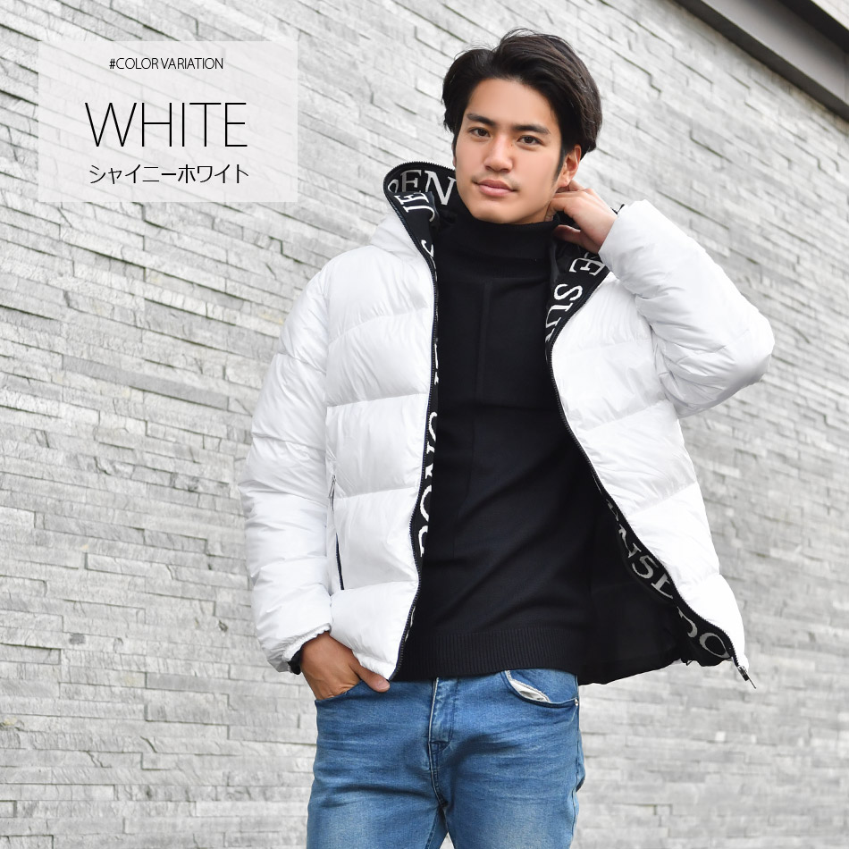 楽天市場】【ポイント10倍】中綿ダウンジャケット メンズ ブランドロゴ