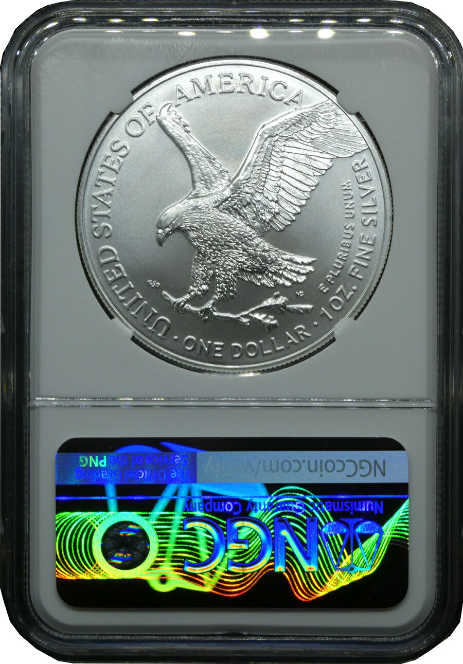 楽天市場】2023年 NGC MS70 イーグル銀貨 アメリカ シルバーイーグル