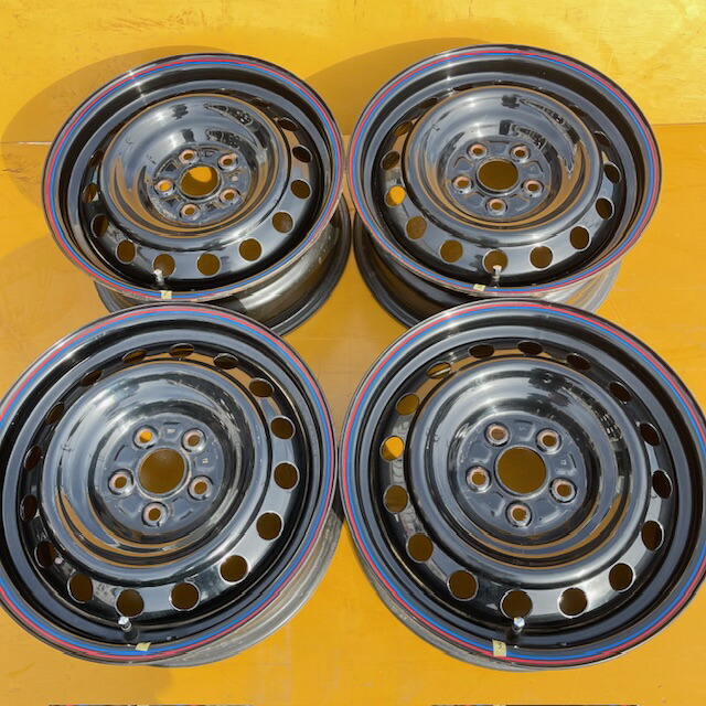 楽天市場】【中古】デイトナブラック、スチールホイール6J15+45､100/54