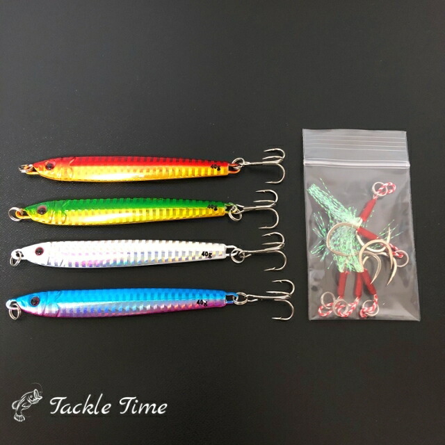 楽天市場】【送料無料】 ルアー セット メタルジグ ジグ ロング スリム