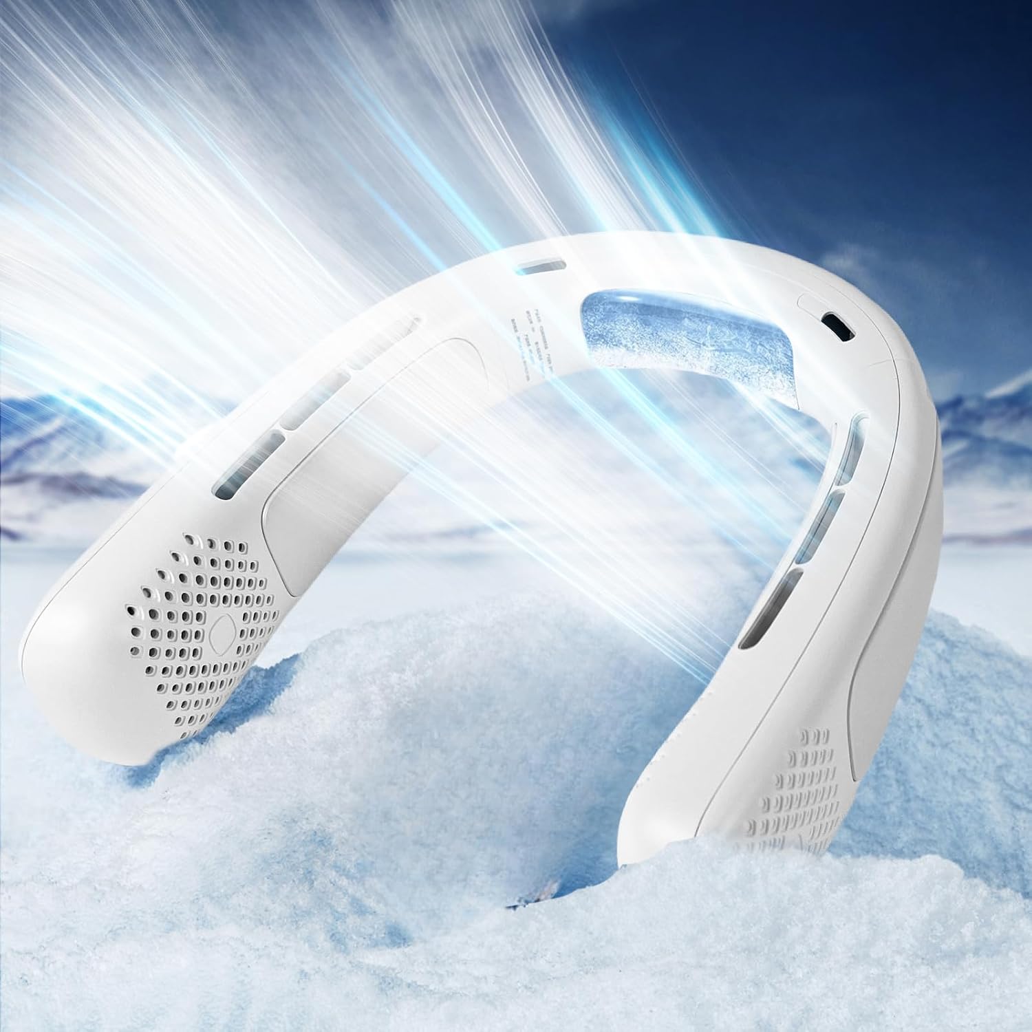 楽天市場】【2025年最新 アイス ネッククーラー】 首掛け扇風機 ネック