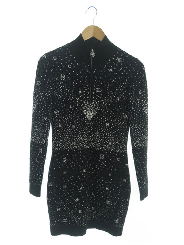 楽天市場】【CHANEL】シャネル『ハーフジップ ココマーク ニット