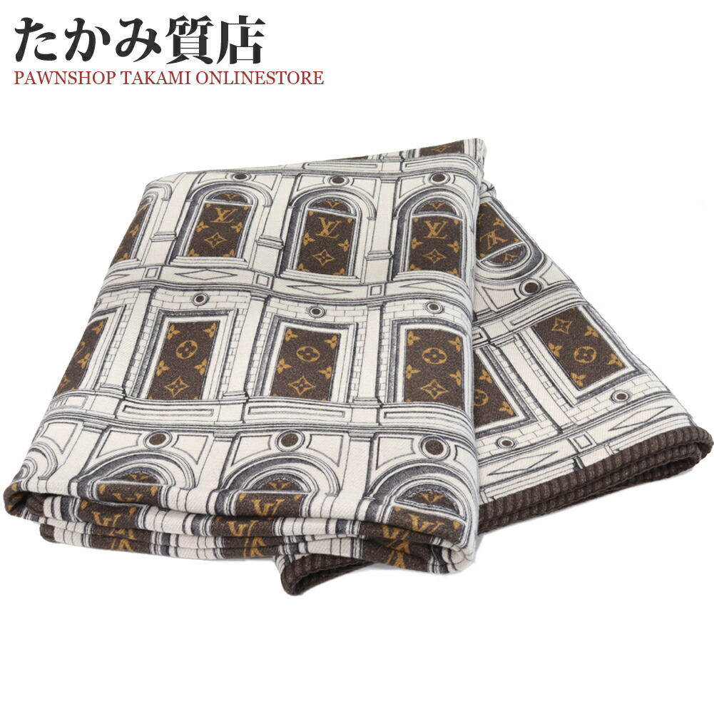 楽天市場】ルイヴィトン ブランケット ひざ掛け プレッド・アーキテ