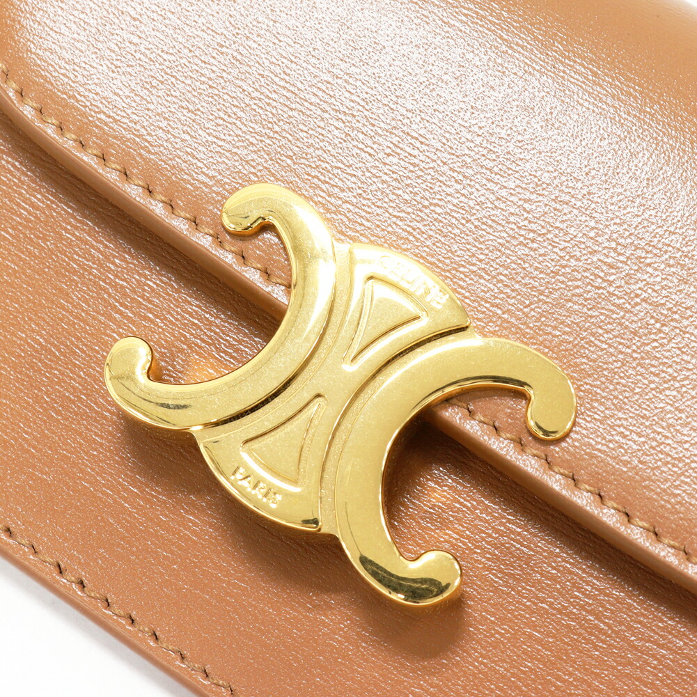 楽天市場】セリーヌ カードケース 名刺入れ トリオンフ フラップ付き