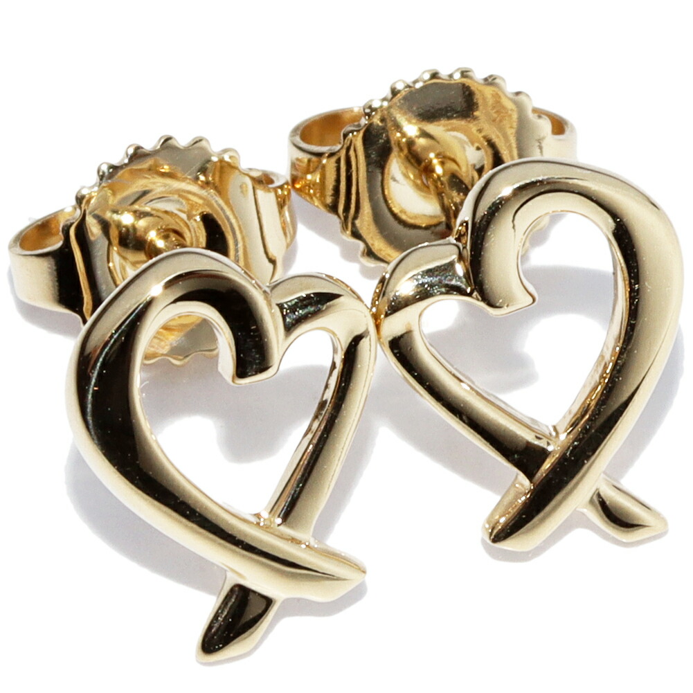 楽天市場】ティファニー ピアス K18YG パロマピカソ ラビングハート