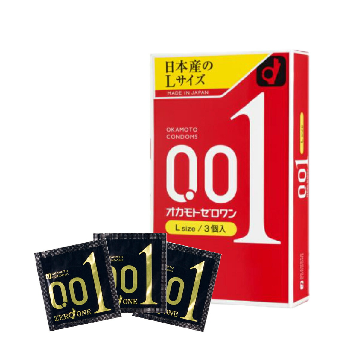 楽天市場】こっそり買いたい Lサイズ コンドーム オカモト ゼロワン