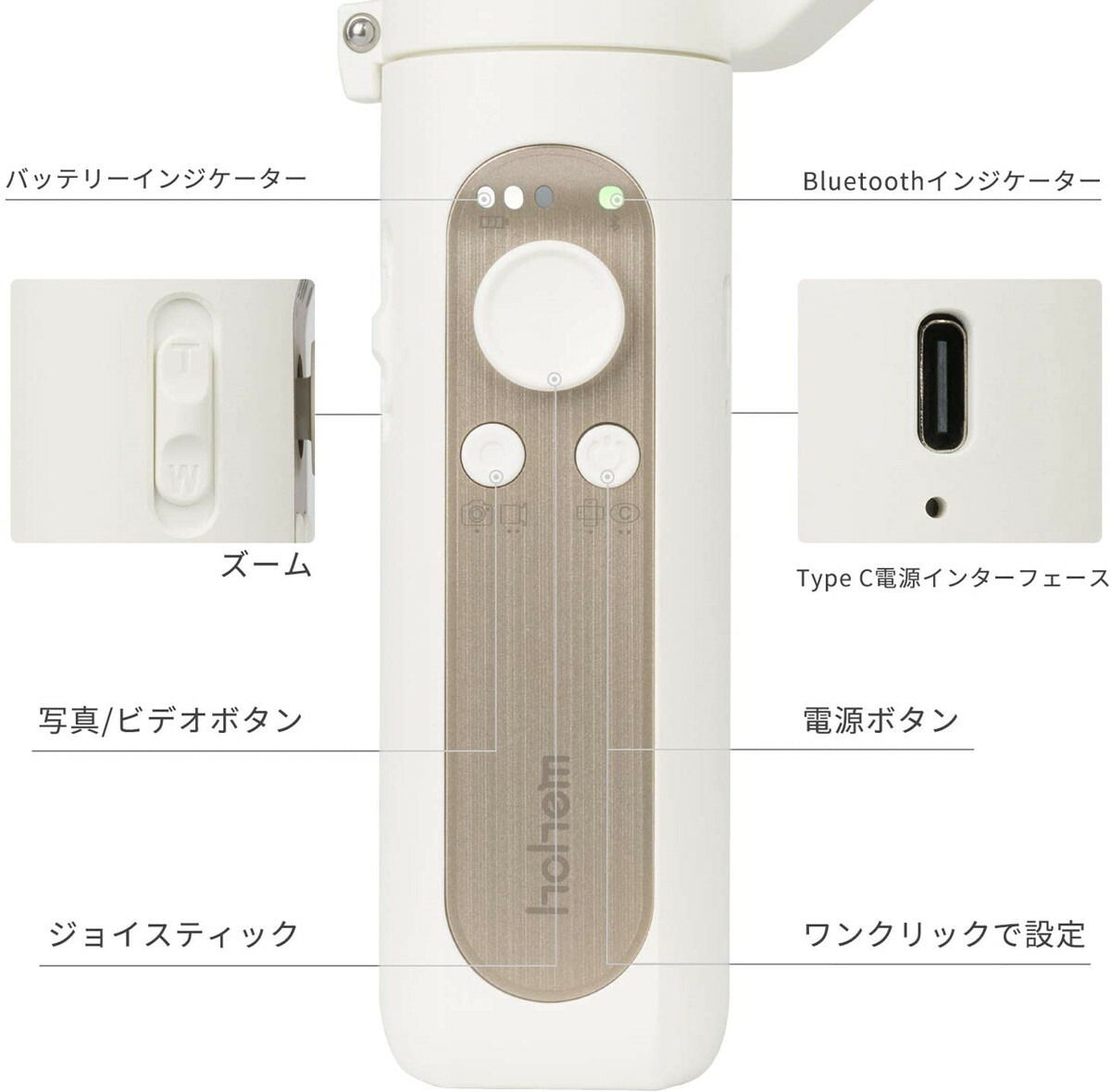 楽天市場】Hohem iSteady X Vloggerキット ワイヤレスマイク付き3軸