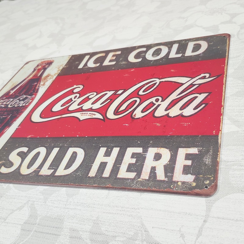 楽天市場】ブリキ看板 コカコーラ グッズ 40 ic ポスター 絵 壁掛け