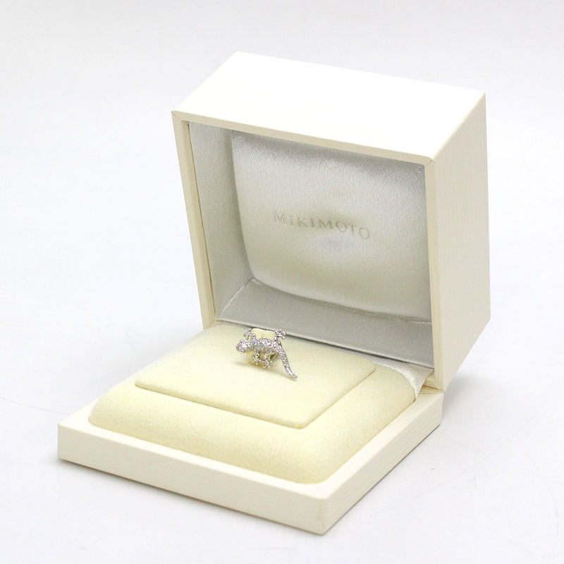 楽天市場】MIKIMOTO ミキモト ヤモリ ピンブローチ ダイヤモンド 0.35