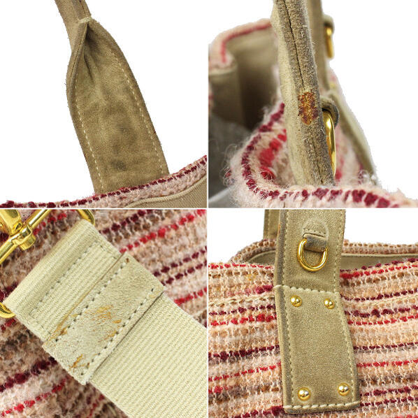 楽天市場】PRADA プラダ ツイード カナパトート 2WAYバッグ BN2042