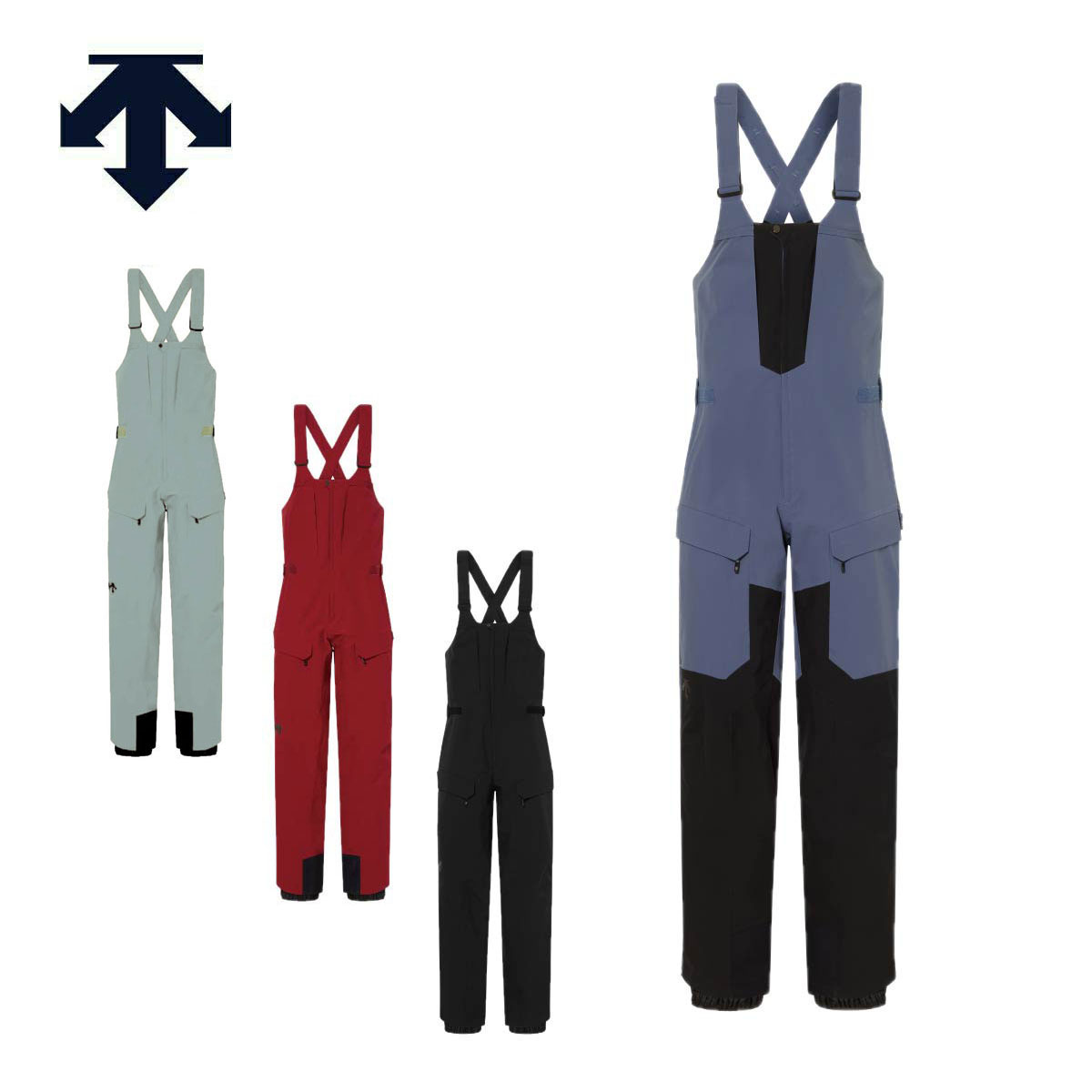 デサントスキーウェア 楽天市場】デサント スキーウェア（カラーブラック）（上下セット