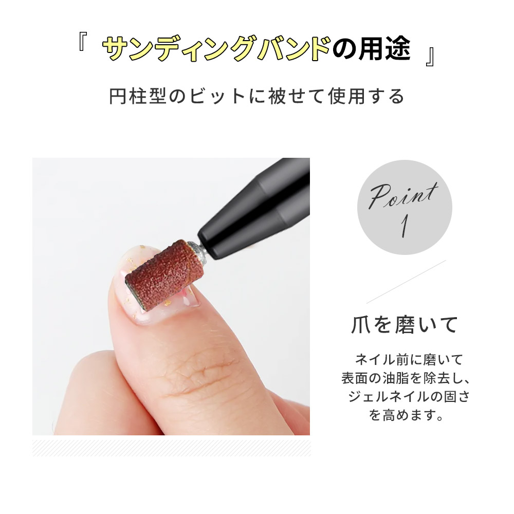 楽天市場】ネイリスト監修 サンディングバンド ジェル ジェルネイル