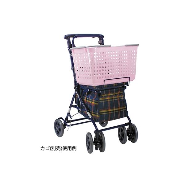 楽天市場】シルバーカー 島製作所 アルト 格子NB 花柄BR 手押し車 歩行