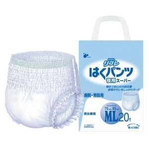 楽天市場】介護用紙オムツ・大人用紙おむつ リフレはくパンツ夜用