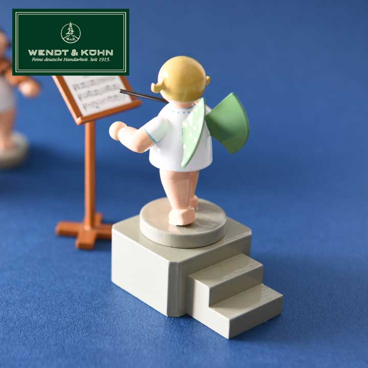 ヴェント & キューン　Wendt & Kuhn 赤ちゃん　コウノトリ　ピンク Wendt & Kühn Blumenkinder and Friends — Gingerbread World