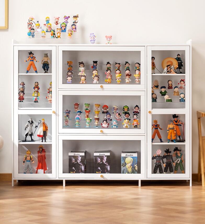 楽天市場】アクリル コレクションケース 上下スライド式扉 竹製