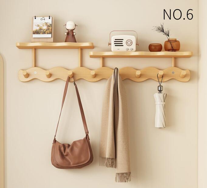 楽天市場】壁掛けフック ウォールハンガー フック壁掛け収納 竹製