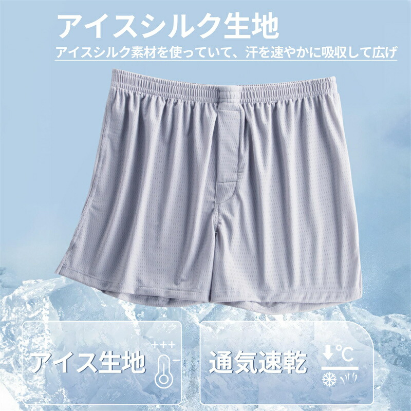 楽天市場】☆楽天1位 トランクス メンズ メッシュトランクス 冷感