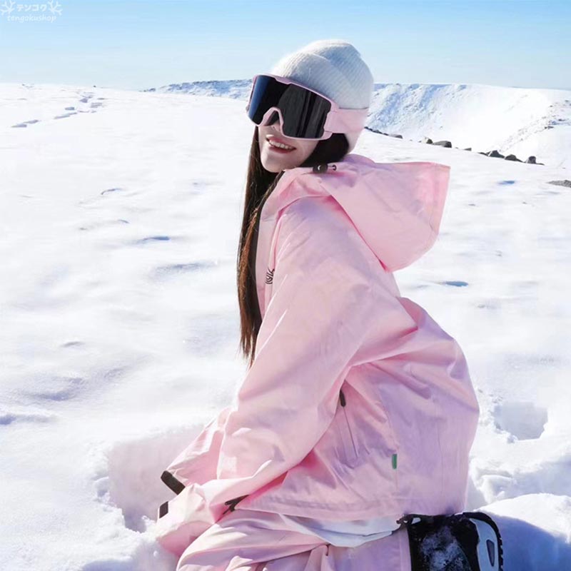 モダンアミューズメント スノーウェア スキー スノボ 雪遊び L ピンク