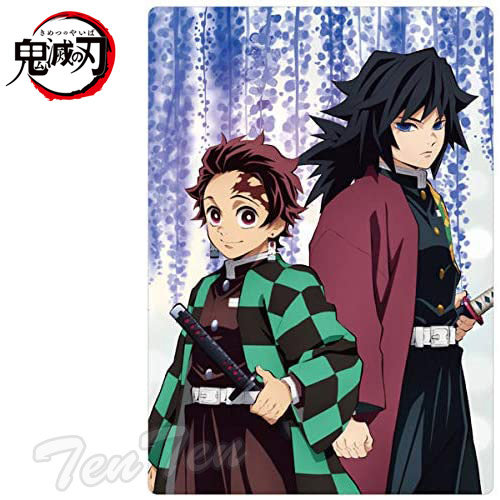 楽天市場】鬼滅の刃 下敷き 炭治郎 ＆ 冨岡義勇 【即納品】 鬼滅 たん