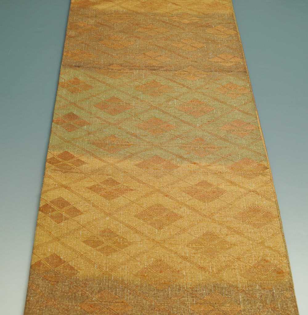 楽天市場】袋帯 桝屋高尾 西陣 ねん金綴錦 高尾弘作 ぼかしに四ツ目菱