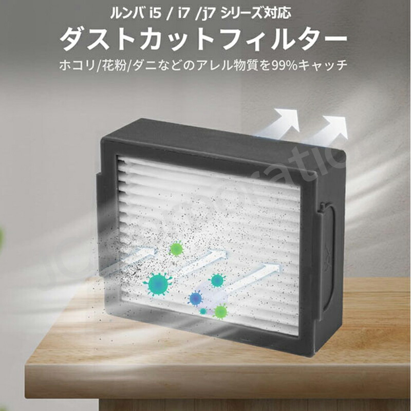 楽天市場】iieco ルンバ ダストカットフィルター 2個セット e5 / j9