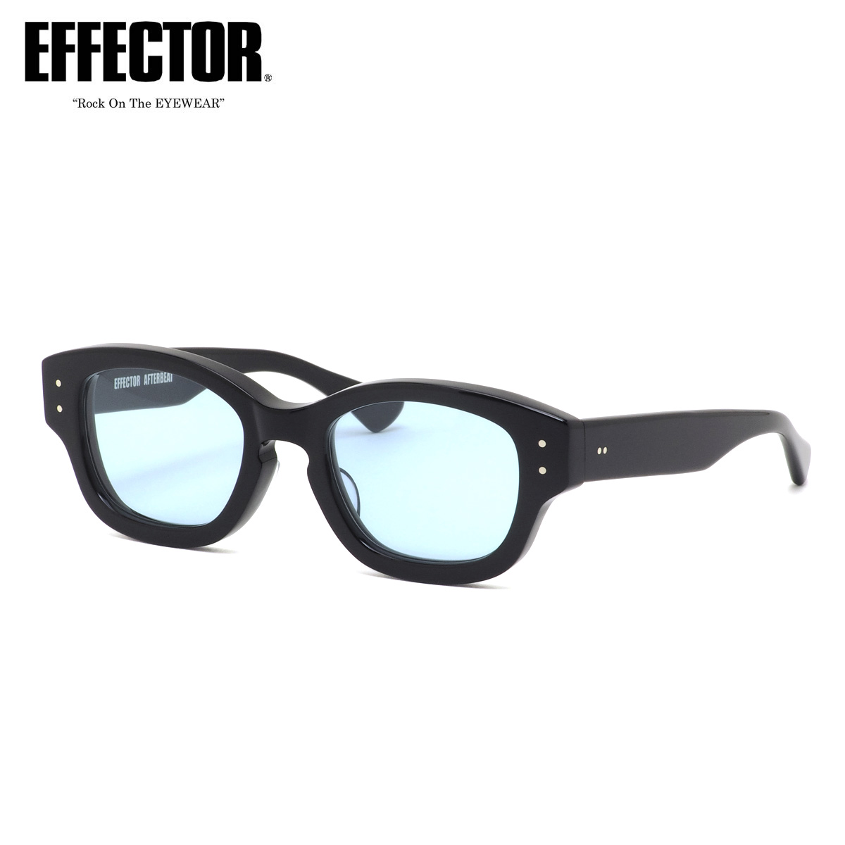 楽天市場】エフェクター メガネ AFTER BEAT BK/BL 52 サングラス仕様