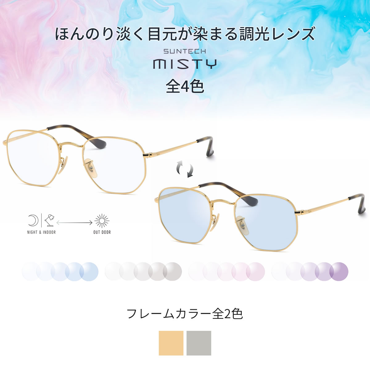 楽天市場】レイバン 調光 サングラス RX6448 48/51/54サイズ