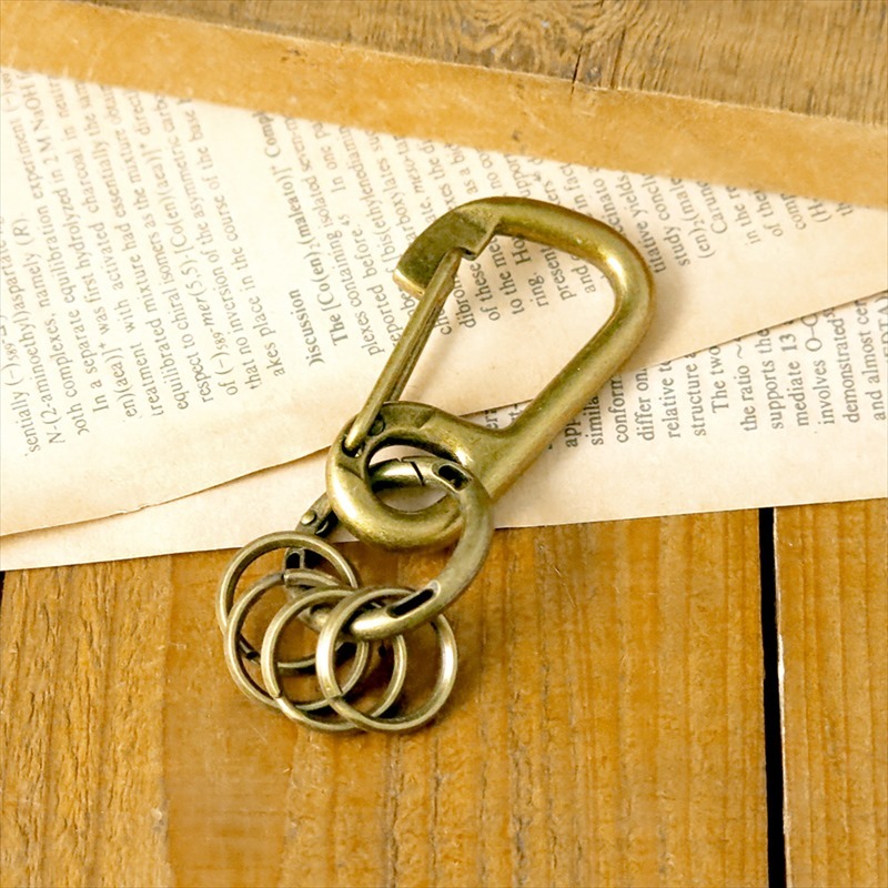 楽天市場】カラビナキーホルダー キーリング カラビナ メンズ シルバー