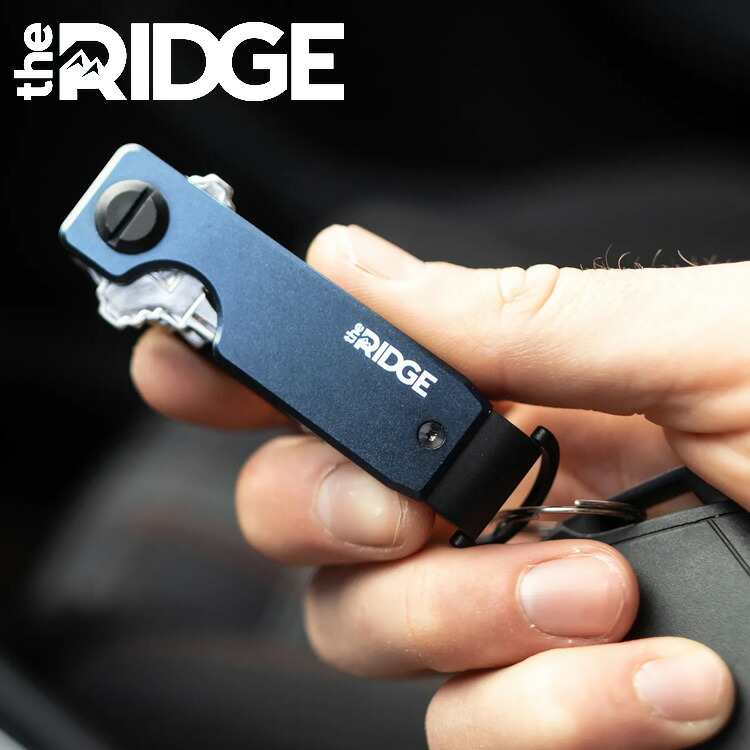 楽天市場】[ザ リッジ] アルミニウム キーケース ネイビー the RIDGE