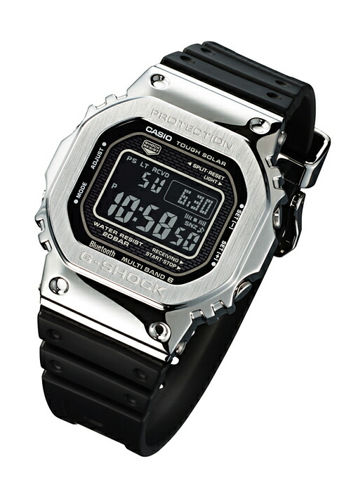 楽天市場】G-SHOCK GMW-B5000-1JF メタル シルバー 電波ソーラー