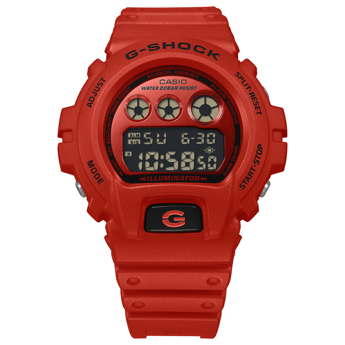楽天市場】G-SHOCK アイコニック スタイルズ レッド ブラック
