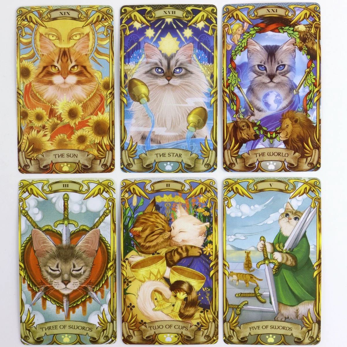 楽天市場】キャット タロット Cat Tarot タロットカード 78枚 ネコ