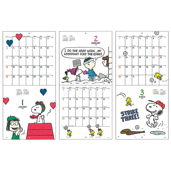 楽天市場】2026年 スヌーピー ウォールカレンダー 35PCA-1 308164