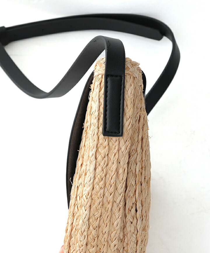 楽天市場】ラフィアショルダーバッグ ショルダーバッグ 丸型バッグ