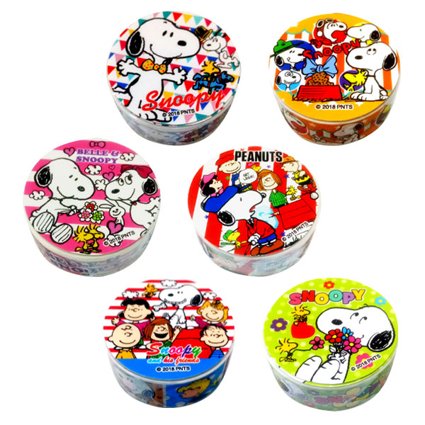 楽天市場】スヌーピー マスキングテープ{ 文具 キャラクター 雑貨