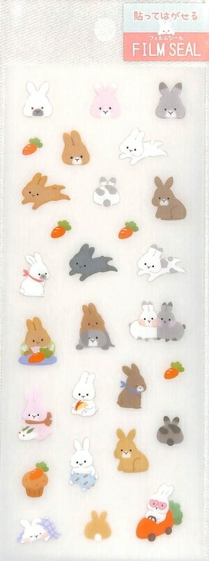 楽天市場】CLOTHES-PIN ｸﾛｰｽﾞﾋﾟﾝ ｼｰﾙ ・ ﾌｨﾙﾑｼｰﾙ うさぎ 兎 ﾗﾋﾞｯﾄ