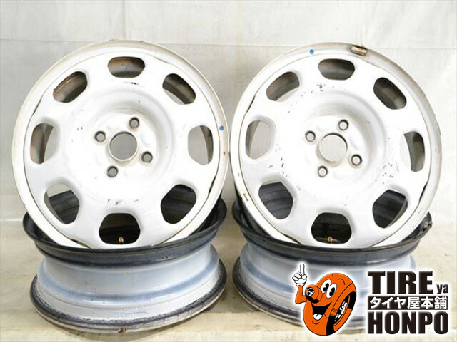 楽天市場】中古スチールホイール 4本セット 15インチ スズキ ハスラー