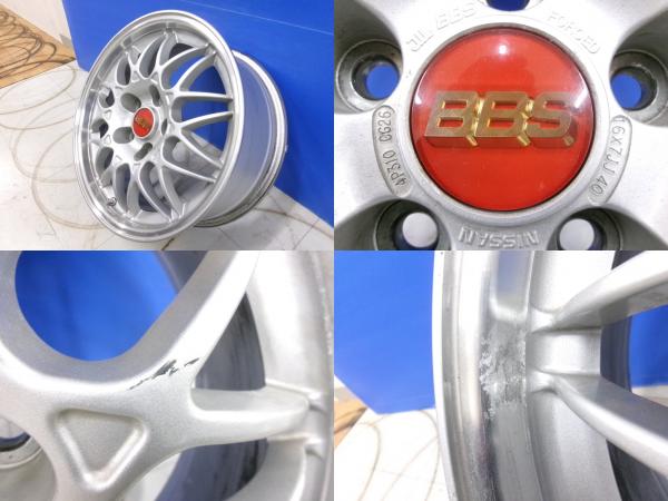 楽天市場】中古 4本 日産 純正 オプション BBS CG26 16インチ 7J ET40