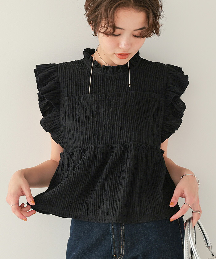 楽天市場】ティアードフリルブラウス トップス レディース ブラウス