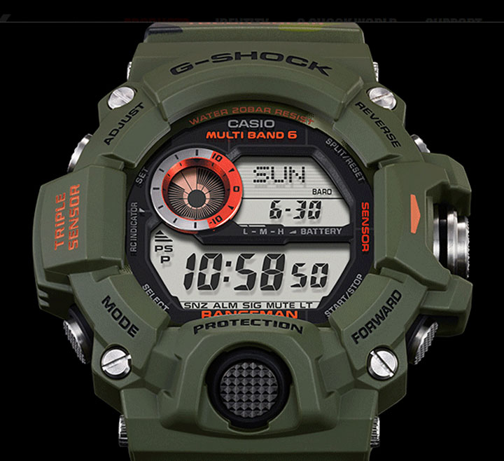 楽天市場】CASIO カシオ G-SHOCK Gショック GW-9400CMJ-3JR RANGEMAN