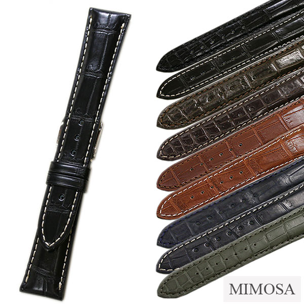 楽天市場】時計ベルト 18mm 19mm 20mm 22mm MIMOSA ミモザ マット