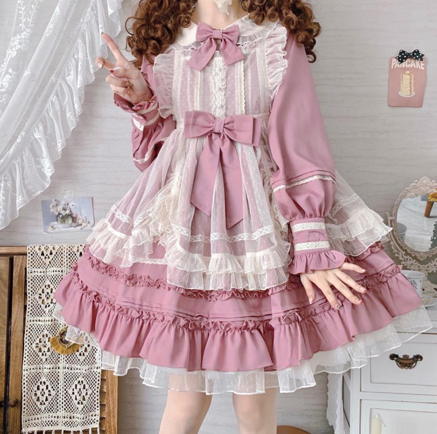 楽天市場】2022夏/新発/数量限定/Lolita系 /ワンピース jsk op 日常