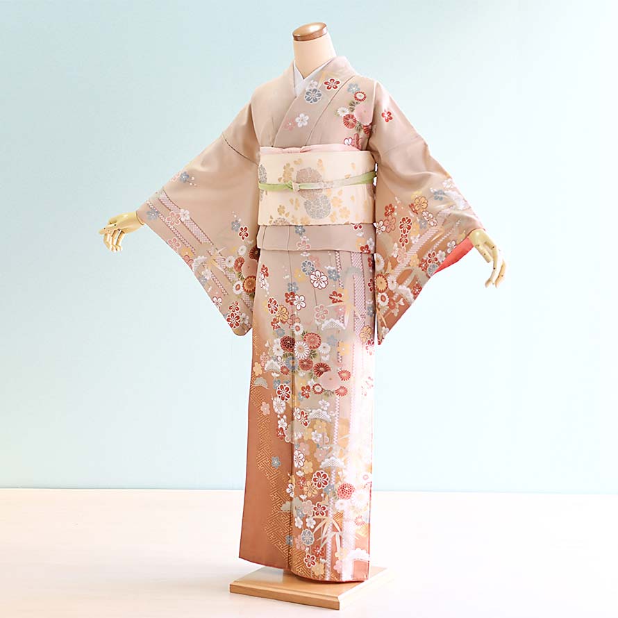 楽天市場】【レンタル】訪問着 レンタル フルセット 【HM0021