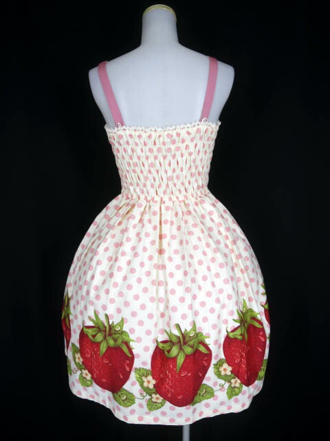 楽天市場】Emily Temple cute / ドット＆いちごプリントノースリーブ