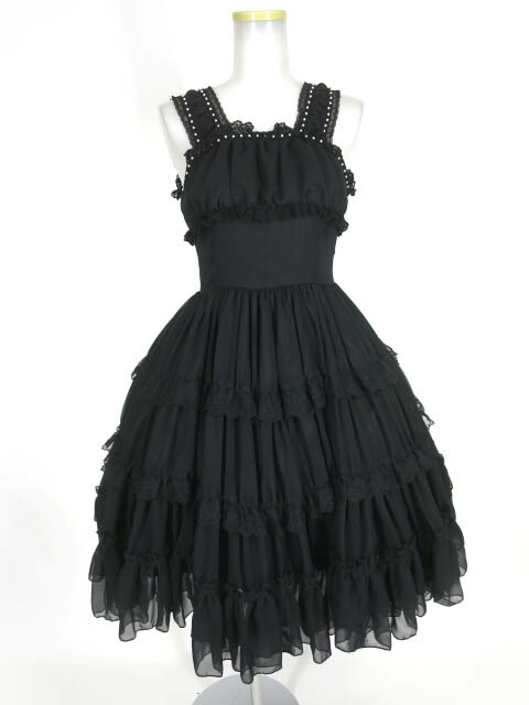 楽天市場】【中古】 ATELIER PIERROT / シフォンジャンパースカート