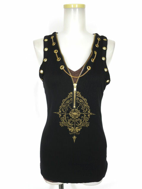 楽天市場】【中古】 STEAM h.NAOTO / 編み上げ付きタンクトップ