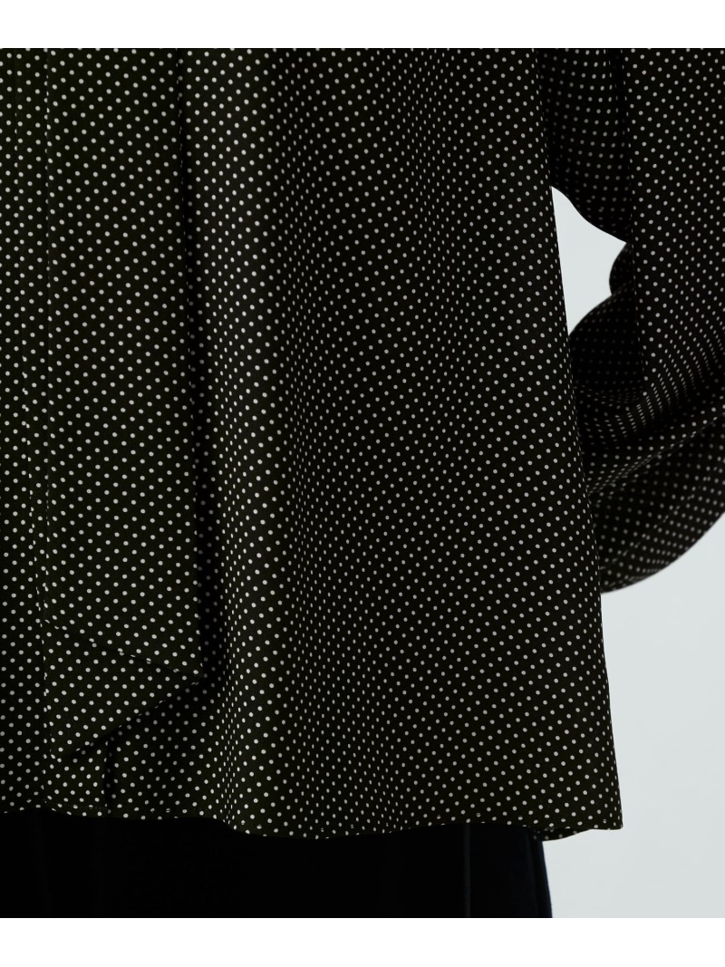 楽天市場】【SALE／40%OFF】ミニドットプリント ボウタイブラウス