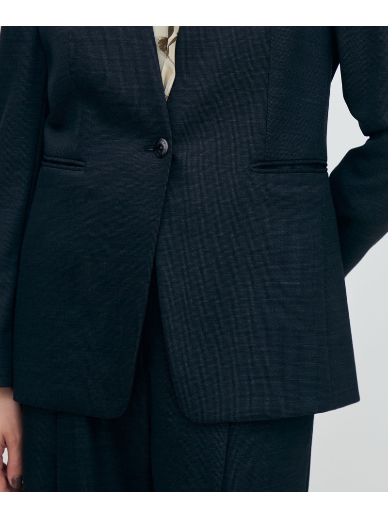 楽天市場】ポリエステルウールモクロディ キザミカラージャケット